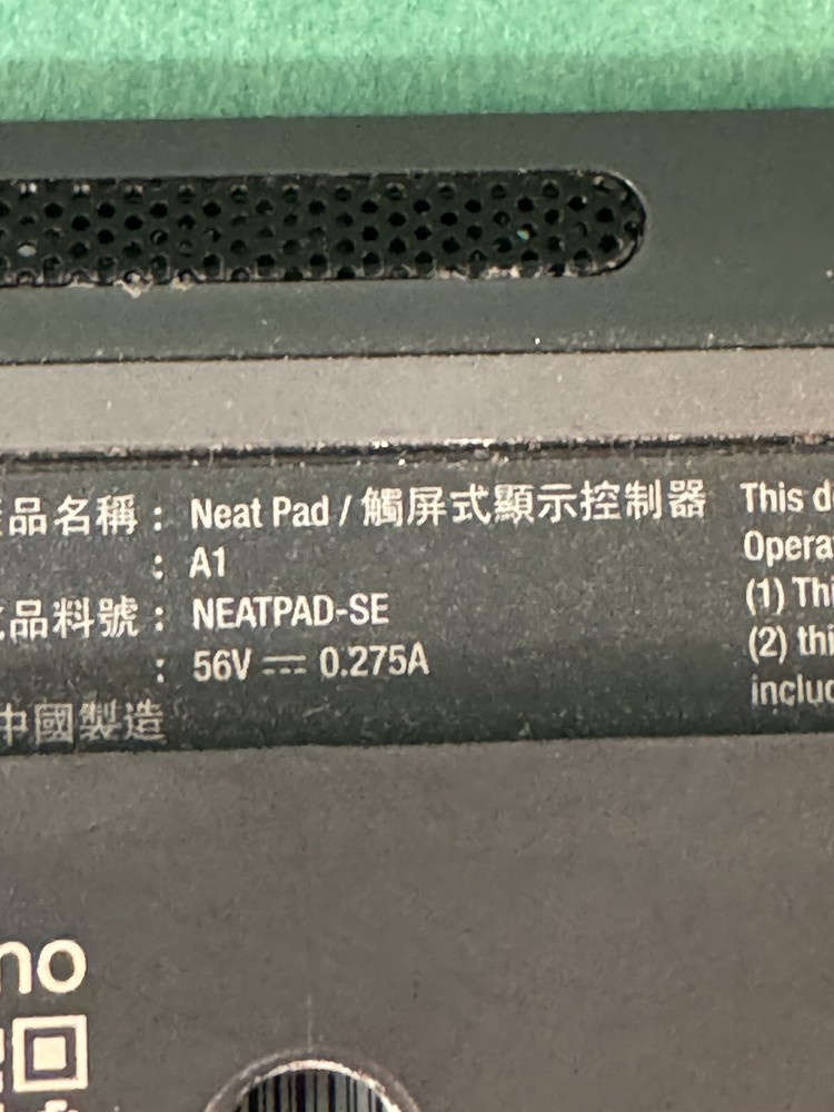 NEAT NEATPAD-SE CONTROLLER Neatpad A1