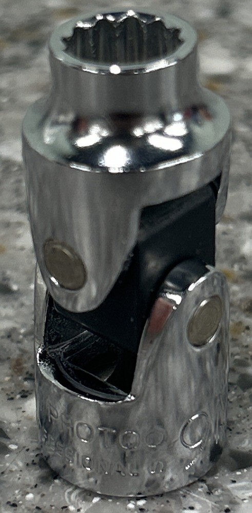 Proto 5272AM Universal Joint Socket: 3/8" Drive , 12 Point, 9 mm Socket Size