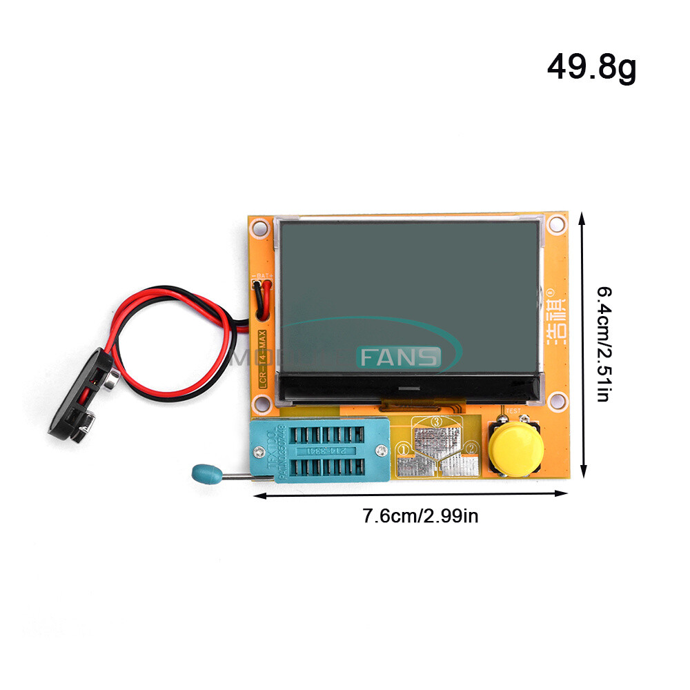 LCR-T4 ESR Meter Transistor Tester Diode Triode Capacitance SCR Inductance