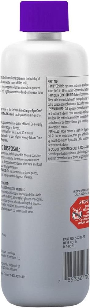 D-04-A Metal Gon, 1-Pint, 4-Pack