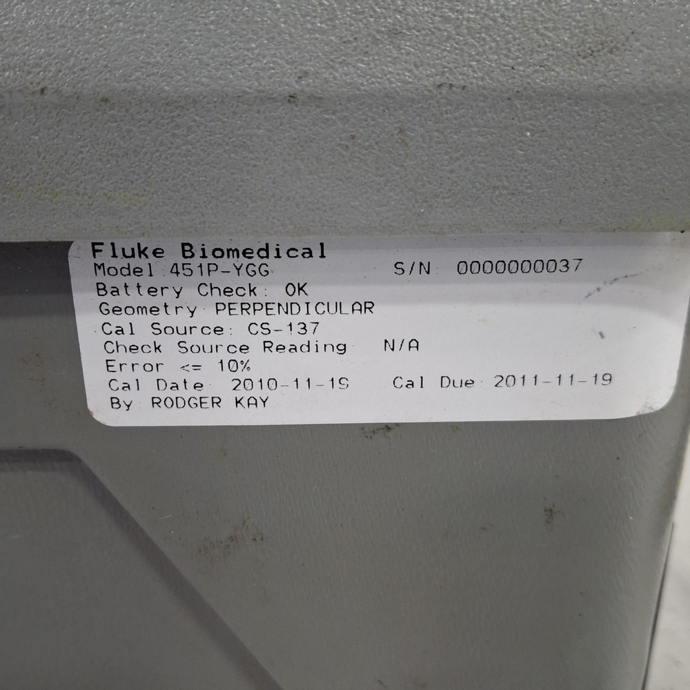 Fluke 451 Ion Chamber Survey Meter