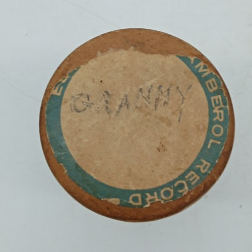 Edison Blue Amberol Record 3900 Granny Marion Cox