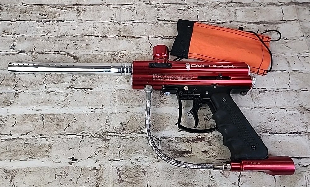 Brass Eagle Avenger 3 Paintball Marker Gun Red (Untested)