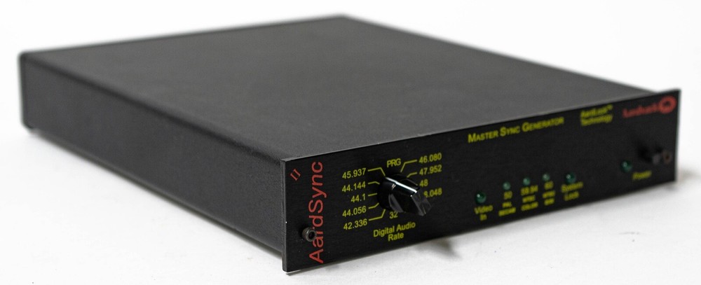 Aardvark AardSync II 96kHz Master Clock Generator with Power Supply
