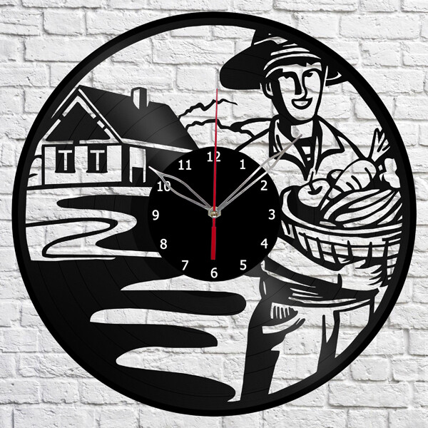 Vinyl Clock Dacha  Wall Clock Unique Art Vinyl Record Wall Clock 1617