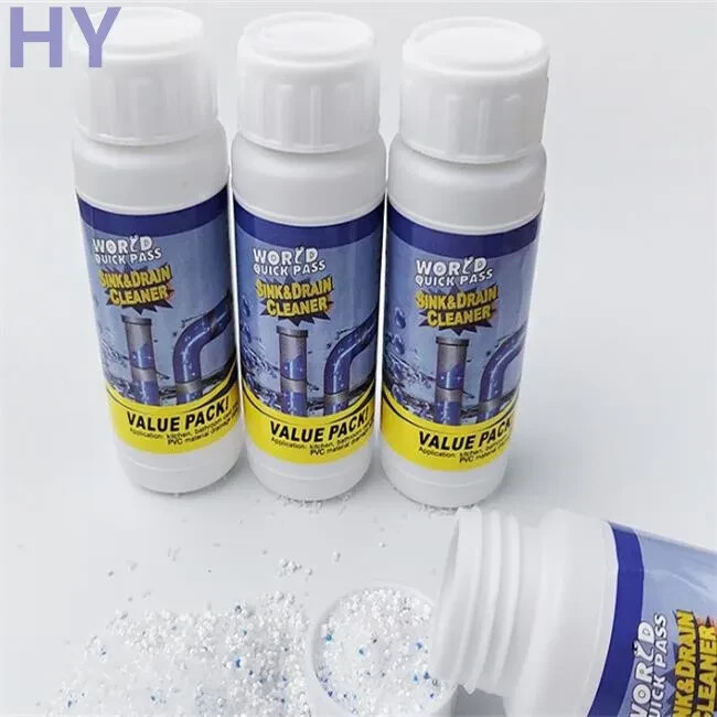3x Fast Drain Remover Hot Sink Pipe Dredge Bomb Toilet Quick Foaming Cleaner