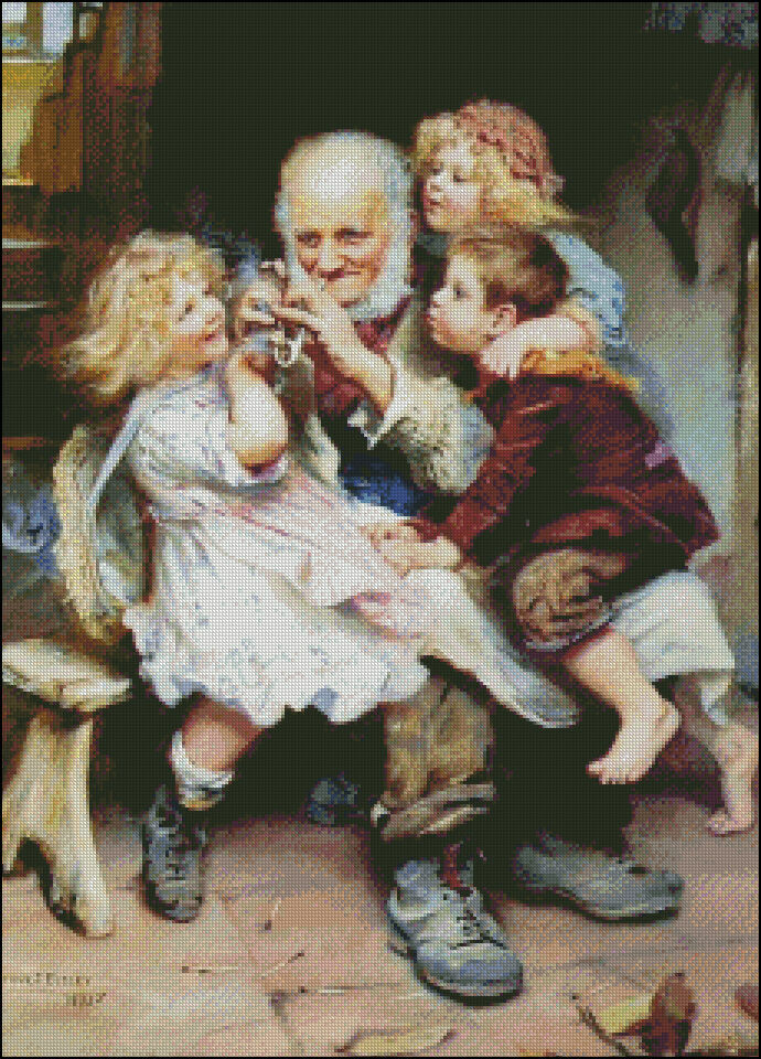 Needlework Crafts Embroidery Counted Cross Stitch Pattern - Adverse Winds