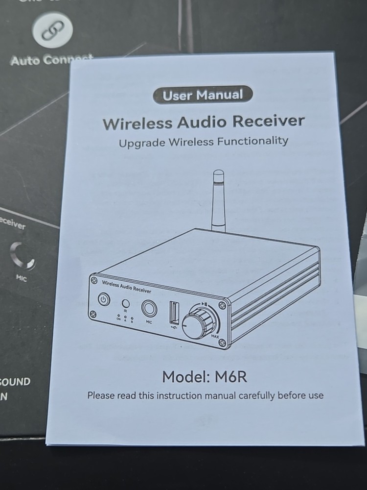 M6R Bluetooth 6.0 Receiver Audio Receivers