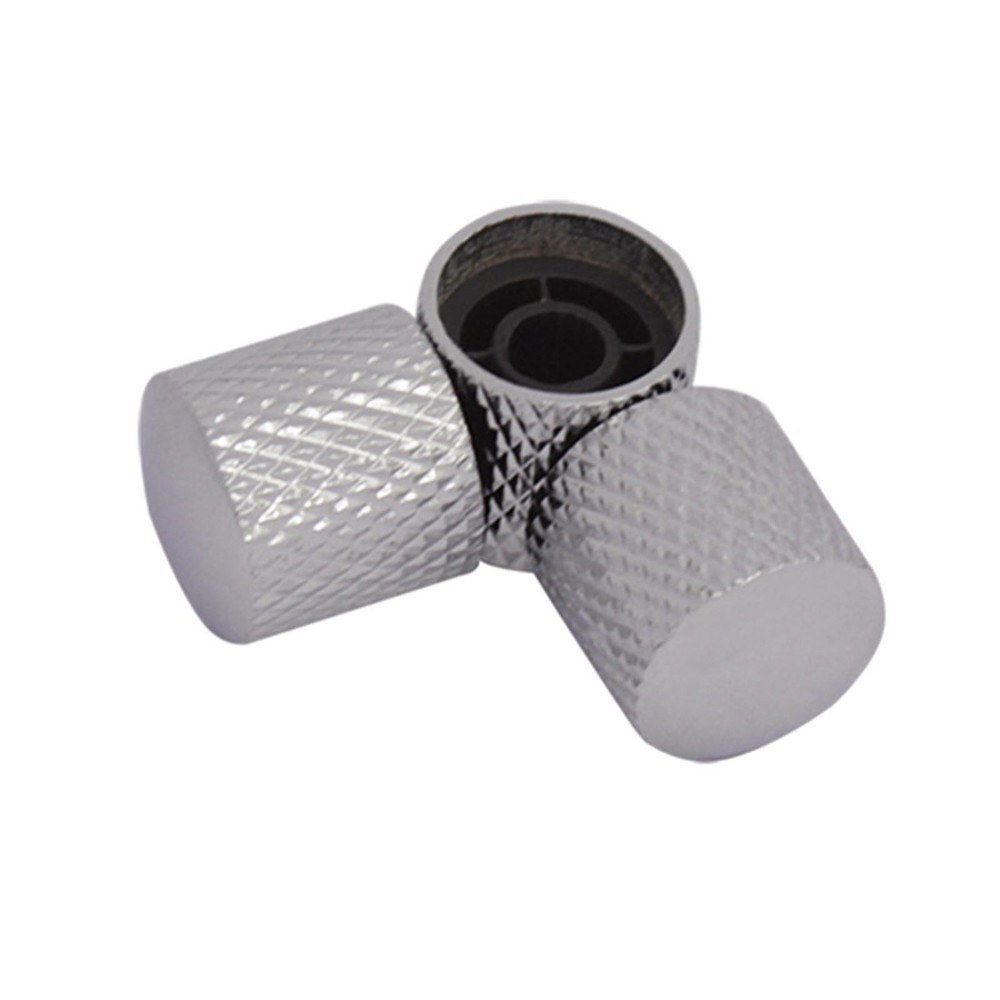 4Pcs Practical Metal Guitar Volume Knobs Electric Guitar Bass Control Knobs