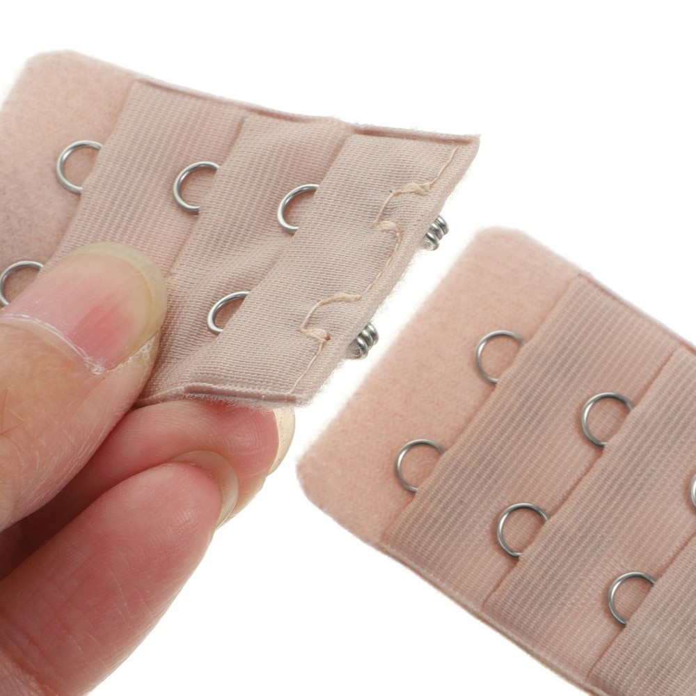 20pcs Bra Hook Extension Strap Bra Extender 3 Hooks 2 Rows Adjustable Length