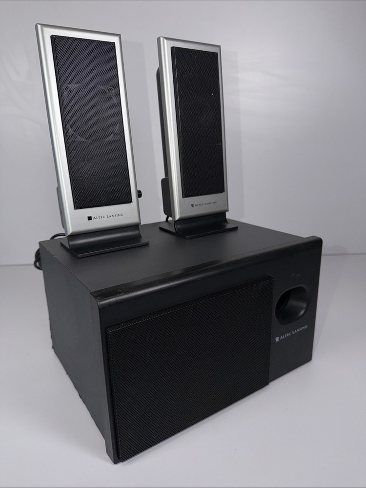 Altec Lansing VS-2121 Computer Powered Audio System Speakers & Subwoofer TESTED