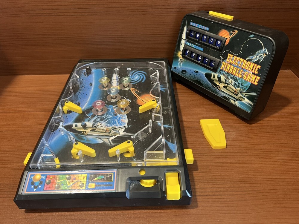 Electronic Space Shuttle Pinball Feldstein & Associates RARE Needs Wire Fixed