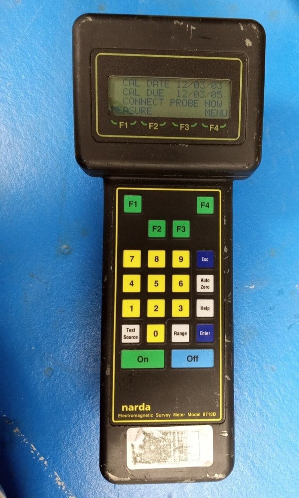 Narda 8718B RF Survey Meter With 8741D Isotropic Probe w/ Case