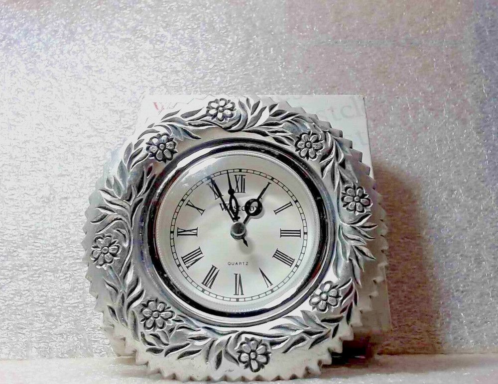 Westclox Decorative table clock hand painted Quartz box instructions