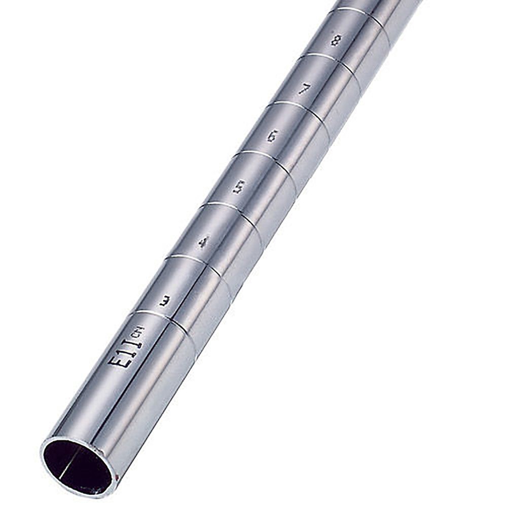 Nexel P74CX2 74"H Chrome Post Leveler Inserted 2 Pack