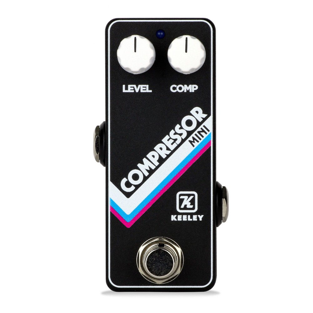 Mint Keeley Electronics Compressor Mini Guitar Effects Pedal, Black Neon