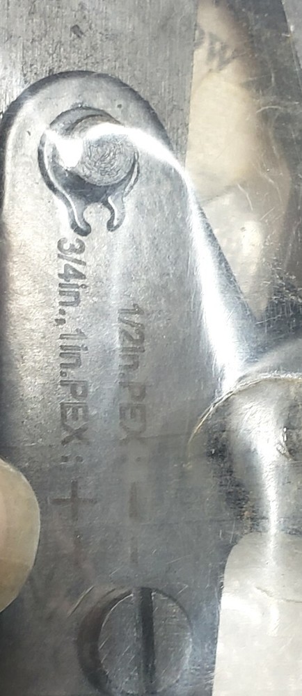 PEX Decrimper Decrimping Crimp Ring Remover Tool 1/2", 3/4", 1"PEX Crimp Size