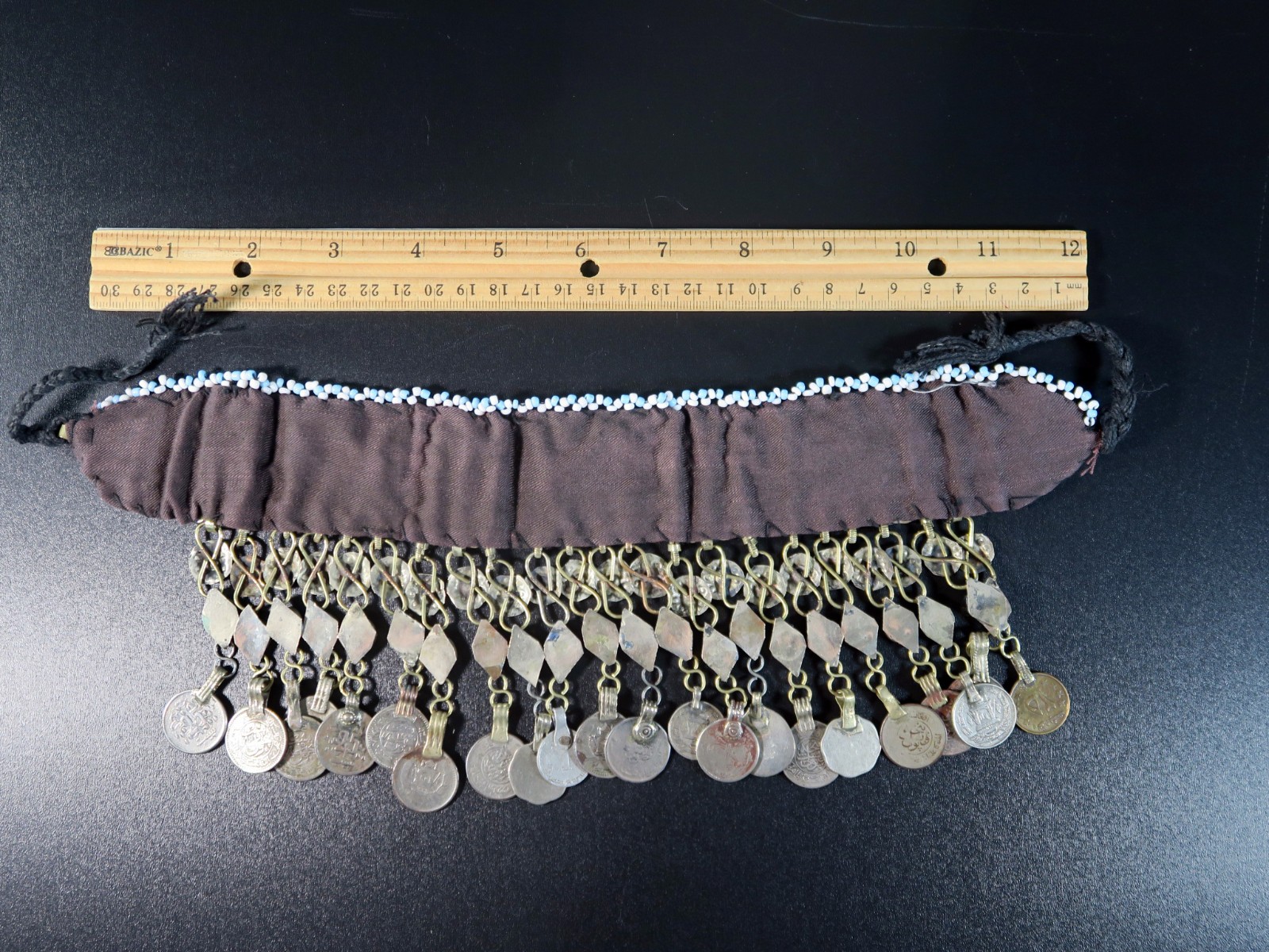 ONE (1) Afghan Kuchi Choker Necklace - Belly Dance Jewelry - #4839 Irregulars