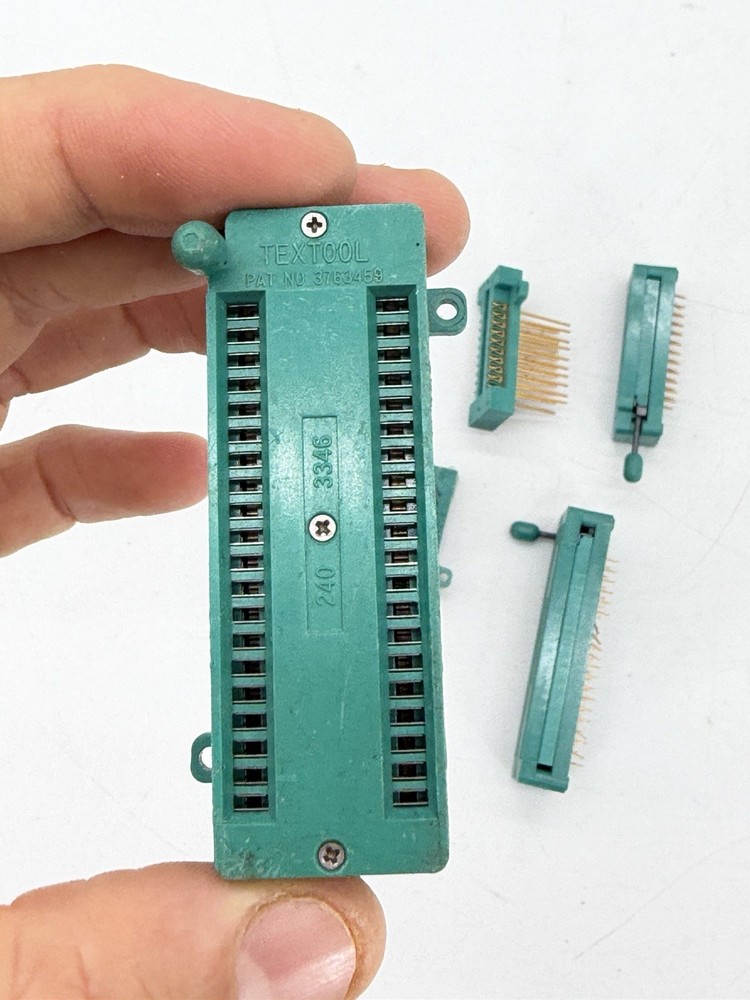 Vintage Textool ZIF IC Socket Old Computer EPROM Programmer Lot Of 6