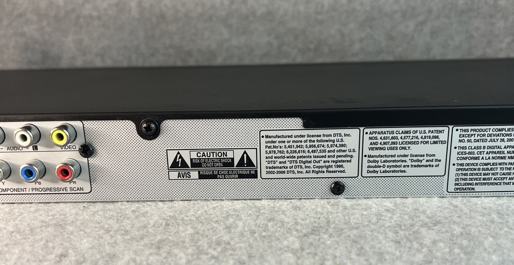 JVC DVD Player + Remote Control XV-N350 Black Tested EUC