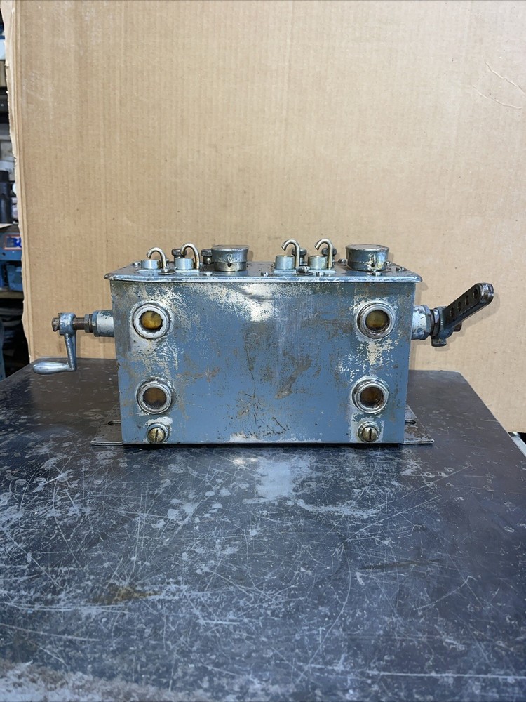 Madison Kipp Model 50 Sight 4 Feed Ratchet Oiler Lubricator Machine Engine