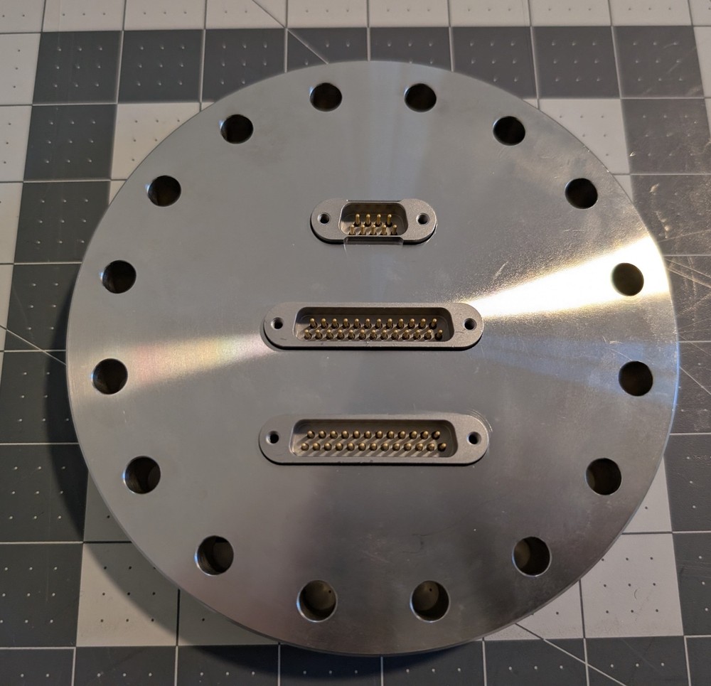 Multi Sub-D Feedthrough, 6.0" Conflat