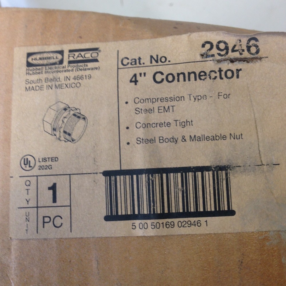 4" Connector Raco 2946