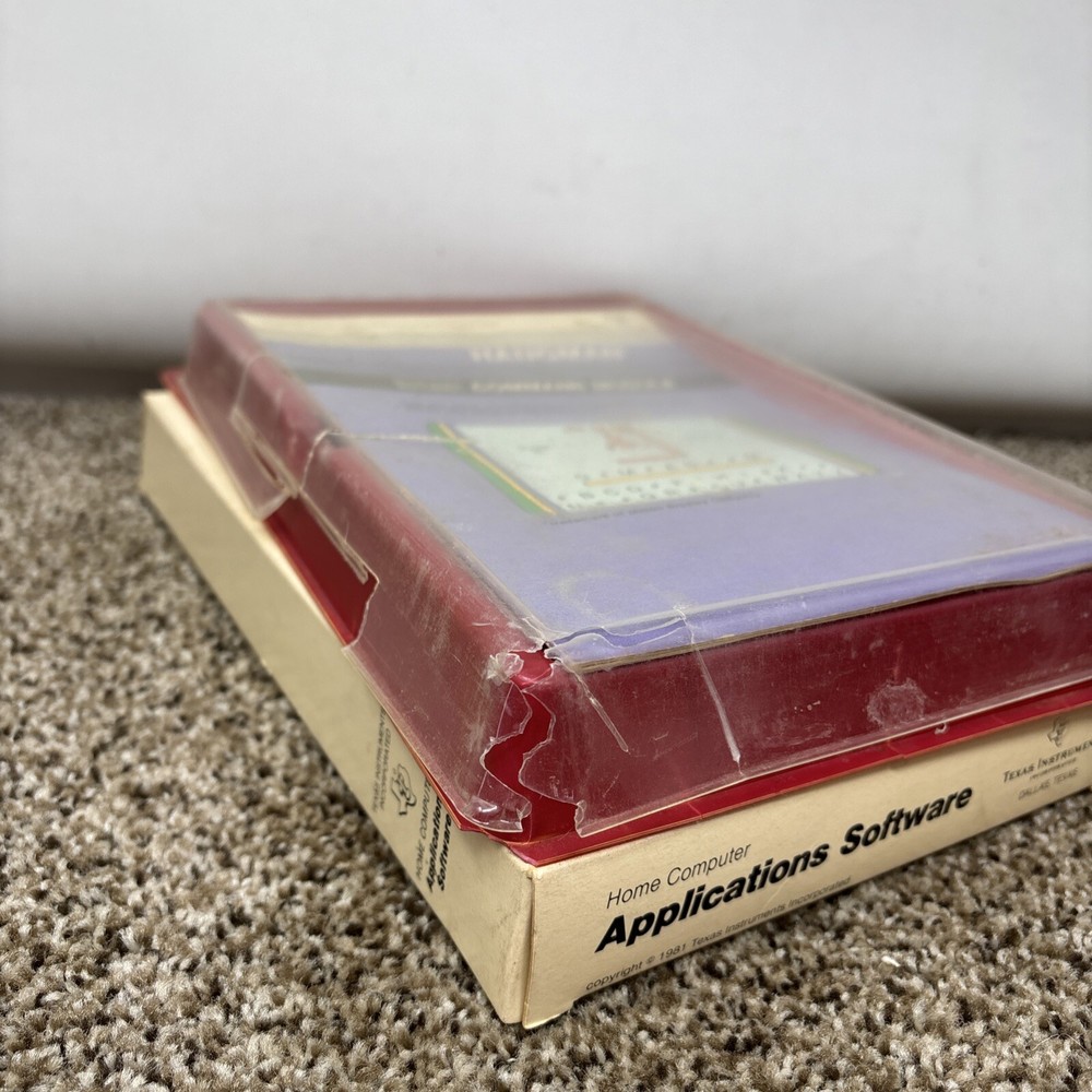 Texas Instruments TI 99/4a Software Games Lot CIB Tested