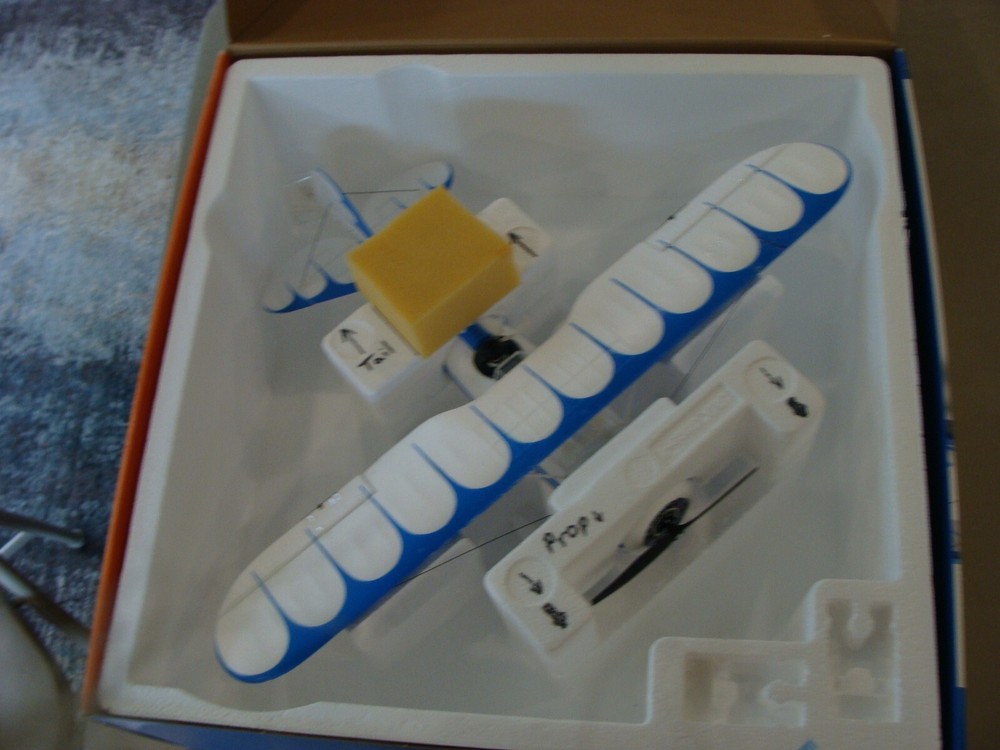 E-flite UMX Waco BL BNF Basic Biplane AS3X® Stabilization RC Airplane EFLU5350