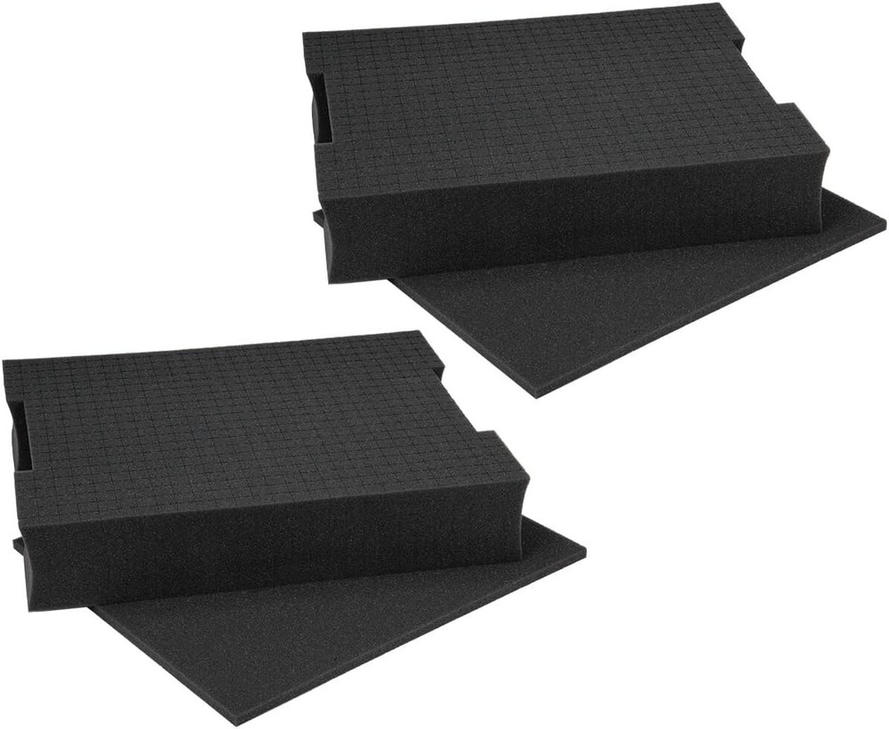 POWERTEC Pre-Cut Foam Insert ?V 100% Customizable Inlay Material, 2PK