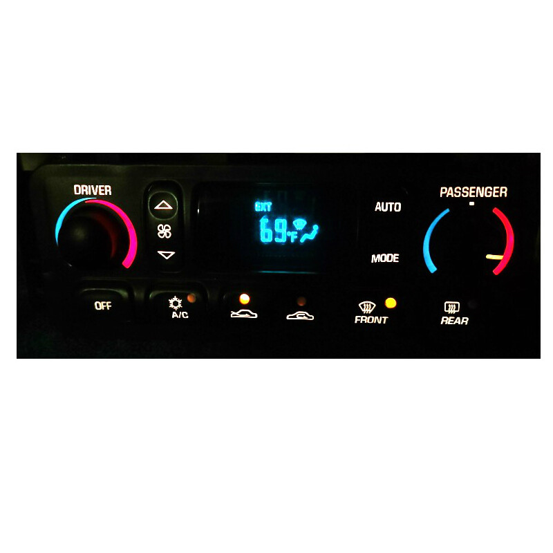 97-04 C5 Corvette Climate Control Led Upgrade Kit