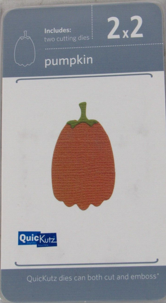 QuicKutz Pumpkin 2x2, 2 Cutting Die Set KS-0975
