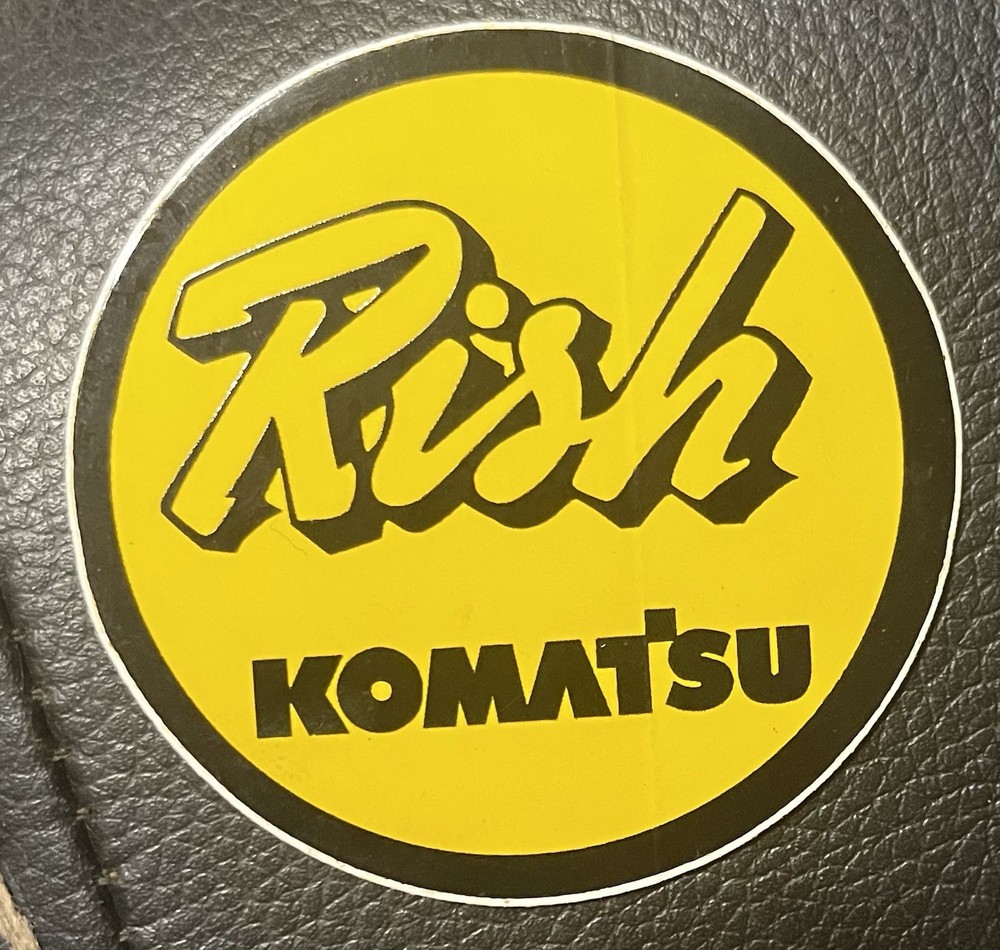 Rish Equipment  Komatsu Mining Sticker