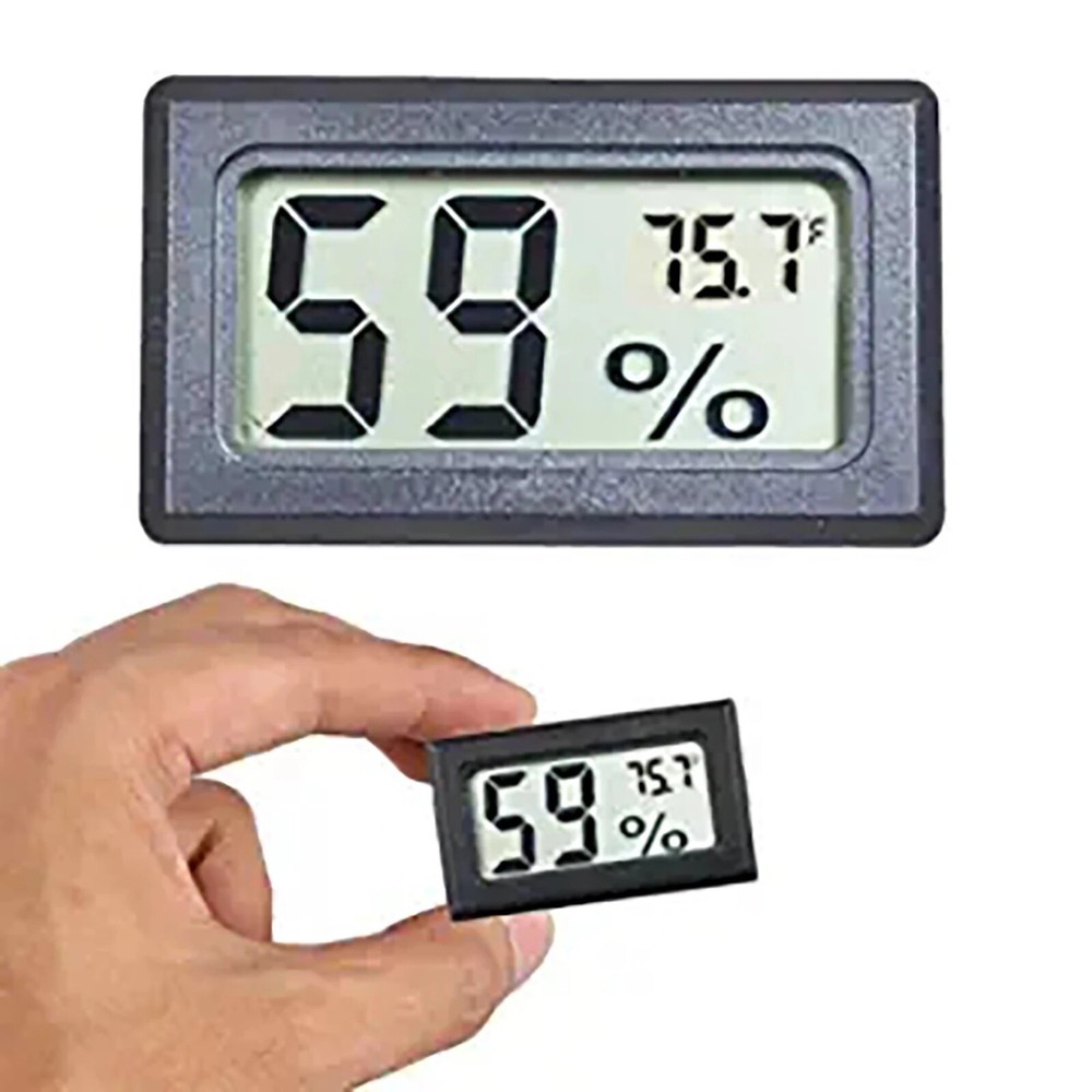 4Pack Digital LCD Temperature Humidity Meter Thermometer Fahrenheit Hygrometer