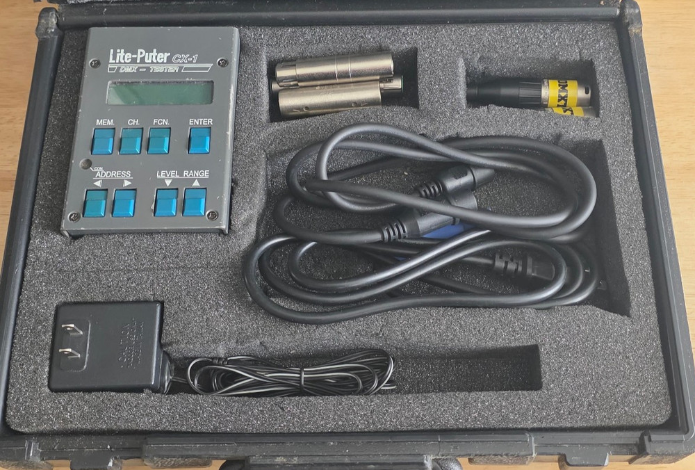Lite Puter cx-1 DMX Tester Light Control