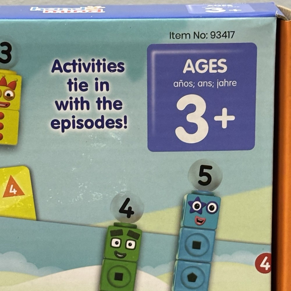 Mathlink Cubes Numberblocks 1-10 Activity Set Math Games Learning Homeschool NEW