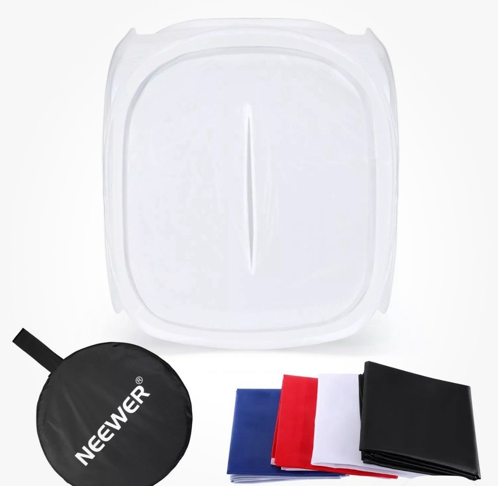 Neewer 10071238 60CM Photo Studio Shooting Tent Light Cube Diffusion Box NEW
