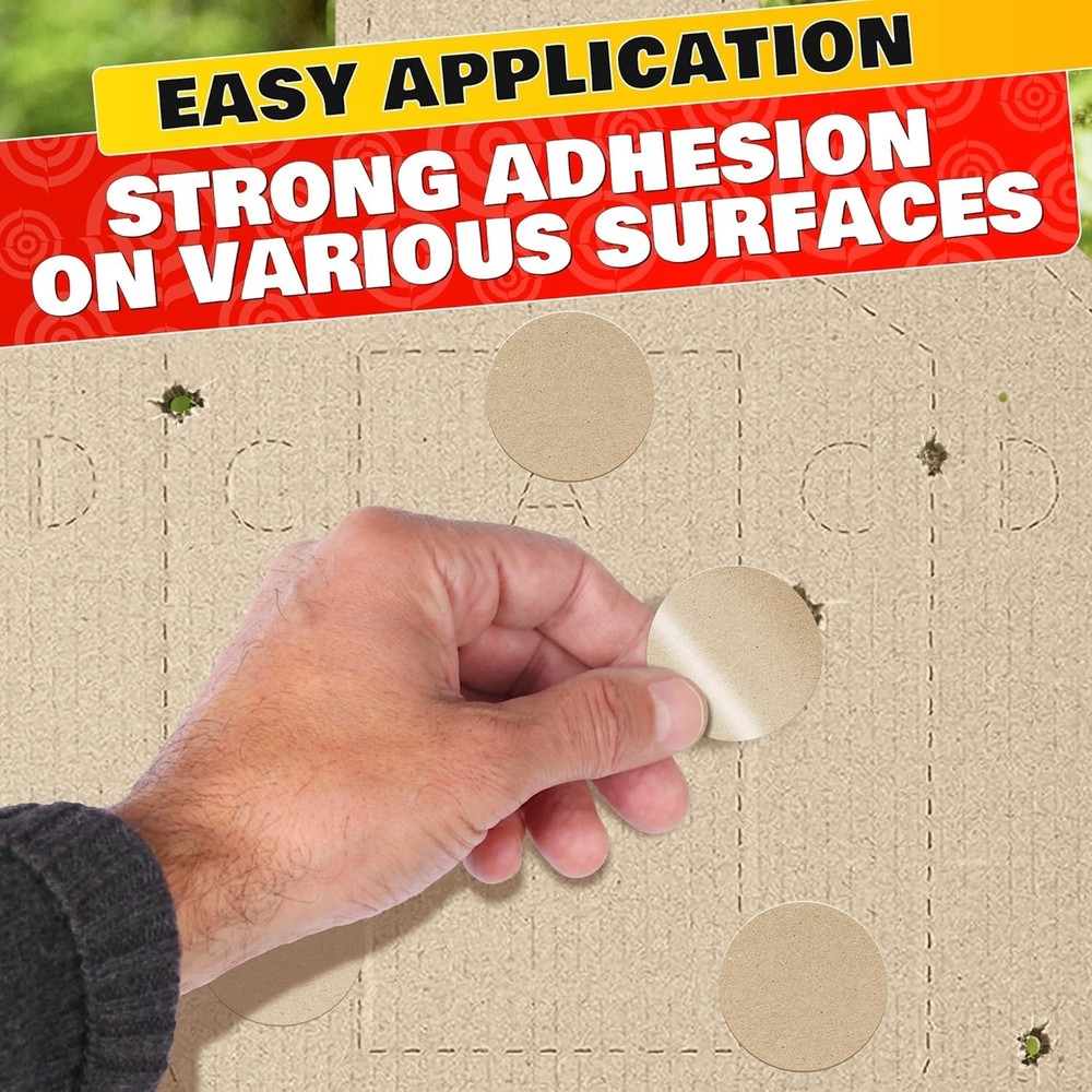 1000 Pcs Target Pasters – 1" IDPA Сardboard Target Stickers – Solid Construct...