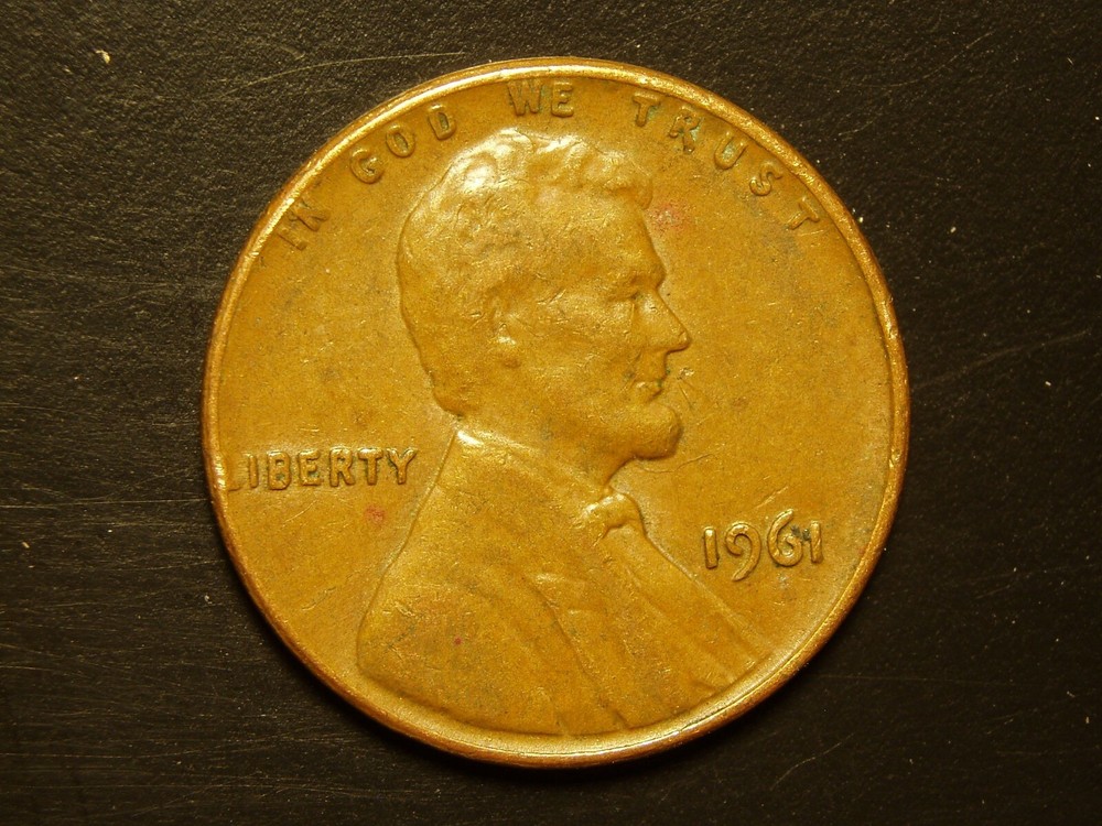 1961 ONE LINCOLN MEMORIAL CENT #85