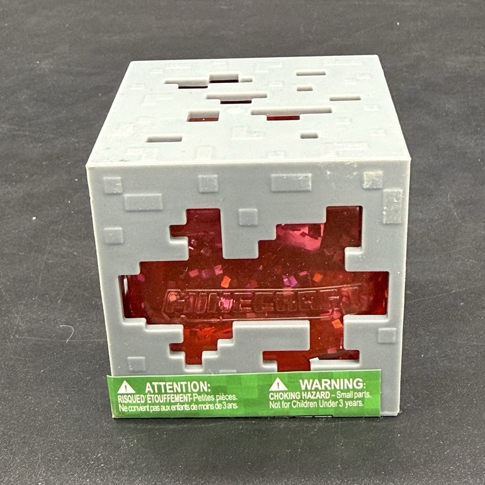 Minecraft Jelly Cube Red Squishy Like Needoh New Sealed