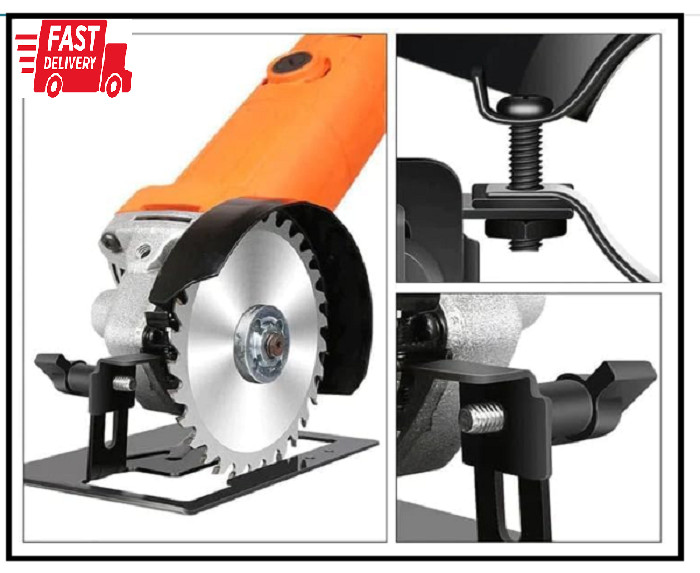Generic Angle Grinder Stand Set, Includes Adjustable Cutting Bracket & Thickened
