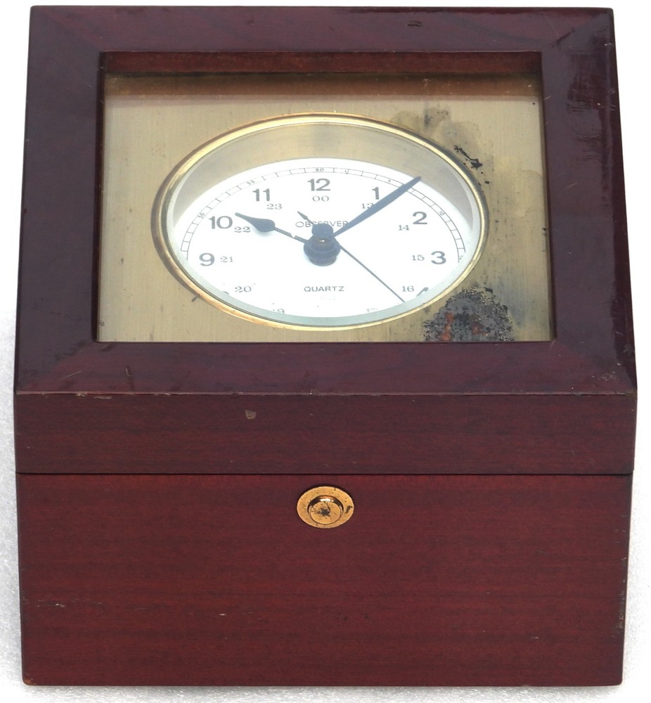 OBSERVER CHRONOMETER WERKE GERMANY MARINE SHIP BOAT NAVIGATION CLOCK QUARTZ