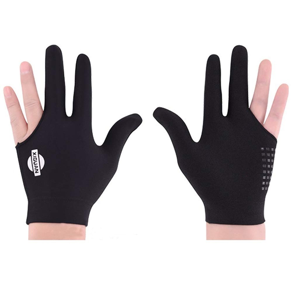 Billiard Gloves for Left/Right Hand Black