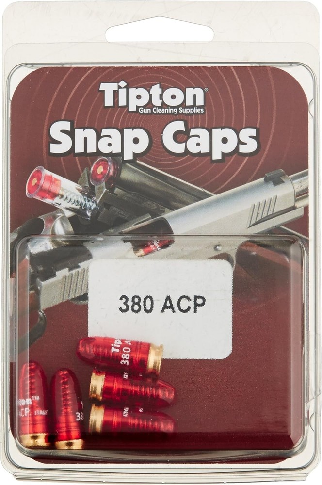 Versatile .380 ACP Snap Caps - 5-Pack for Trigger Adjustment & Dry Practice
