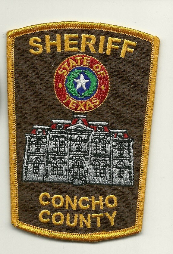 Neat Concho County Sheriff State Texas Older