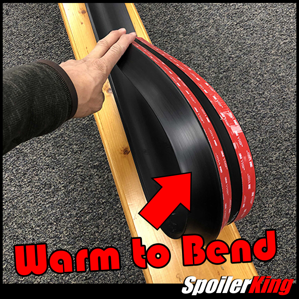 SpoilerKing #284P Universal 30"- 55" Custom Rear Polyurethane Trunk Spoiler Wing