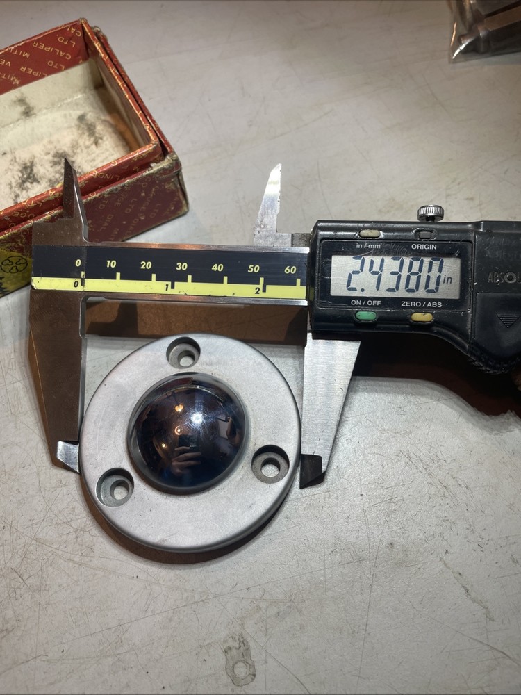 (2) Mitutoyo Indicator Stand Anvils