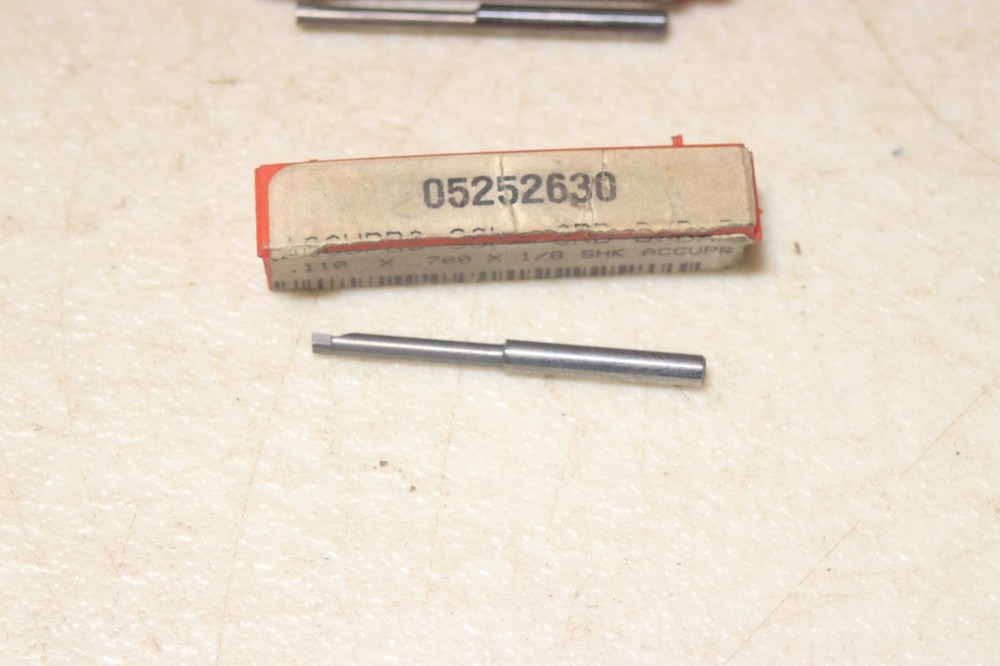 Robbjack Micro Boring Bar Holder & 6 Accupro Solid Carbide Boring Bars