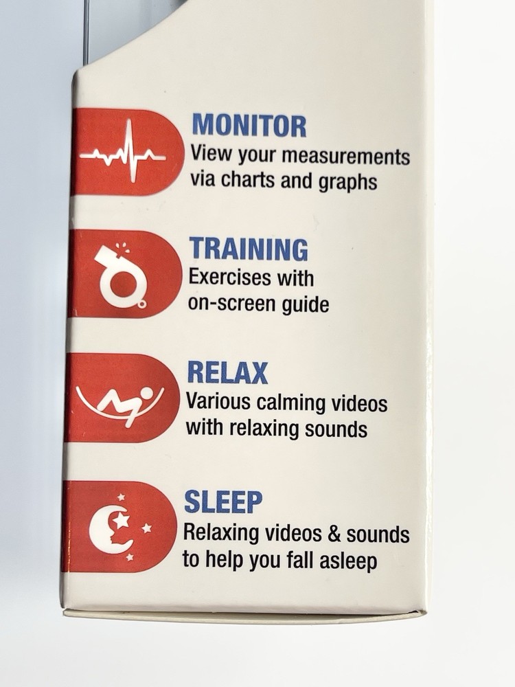ICHOICE Pulse Oximeter + Relaxation Coach Bluetooth OX200