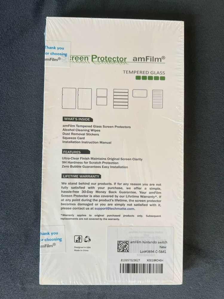 Screen Protecter Glass 2-pack nintendo Switch